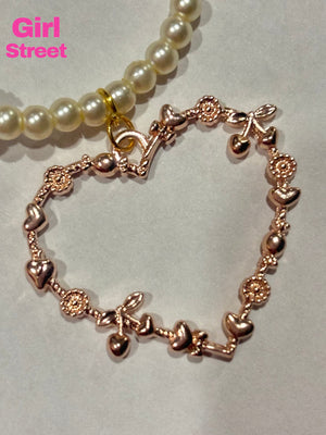 Beige Pearls Bracelet