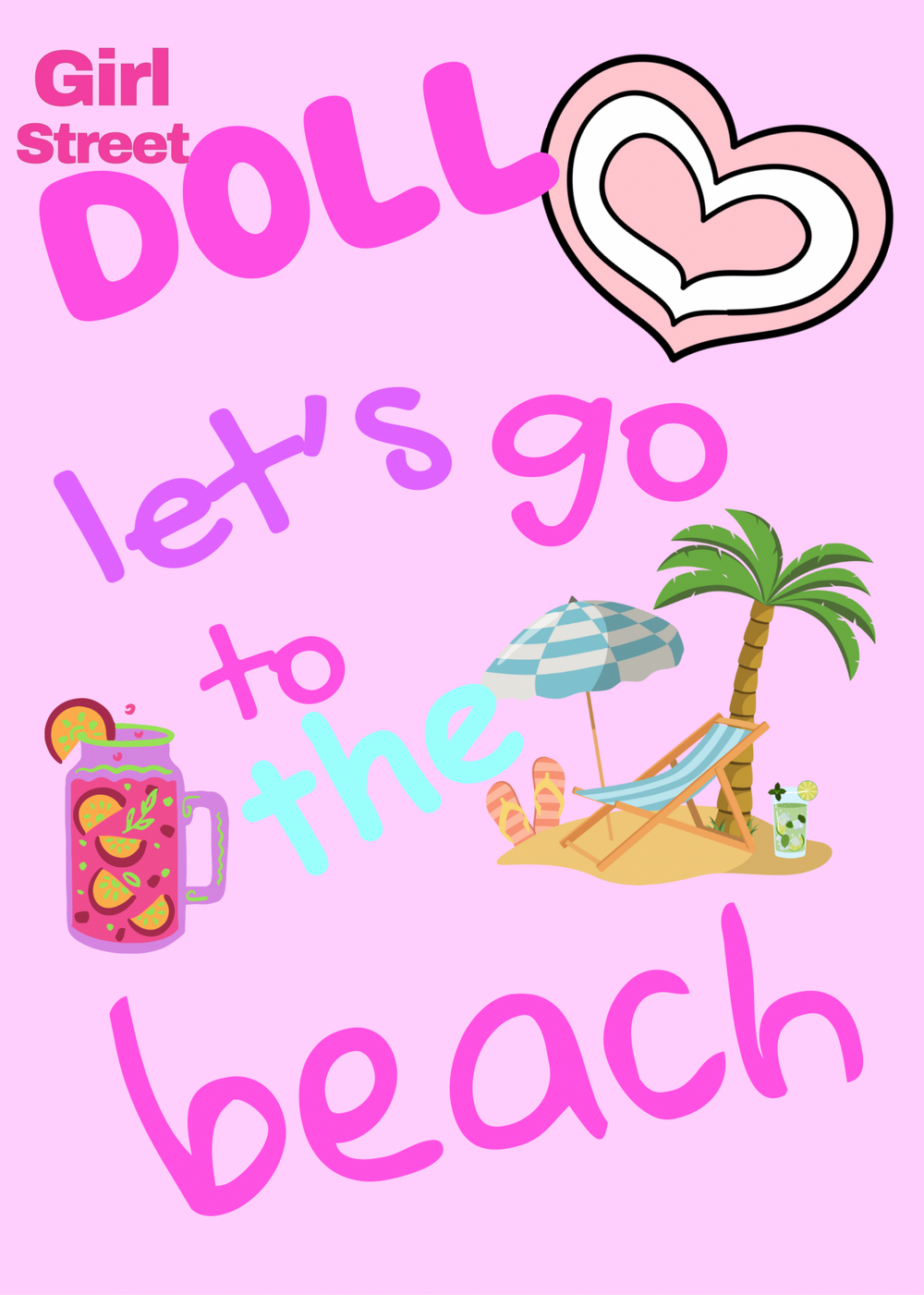 Doll Let’s Go To The Beach Digital Download