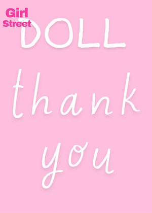 Doll Thank You Digital Download