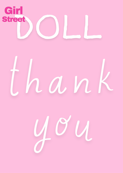 Doll Thank You Digital Download