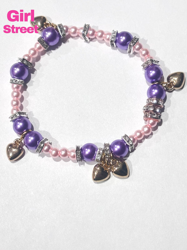 Heart Charms Bracelet