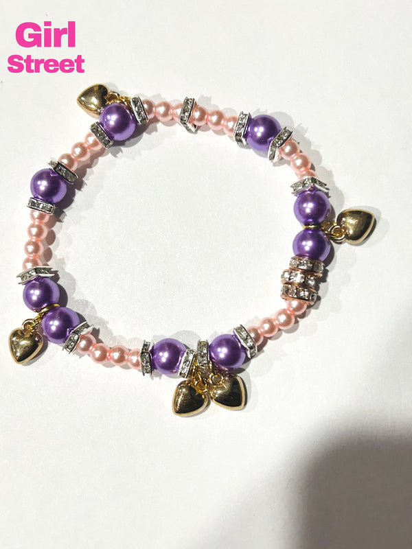 Heart Charms Bracelet