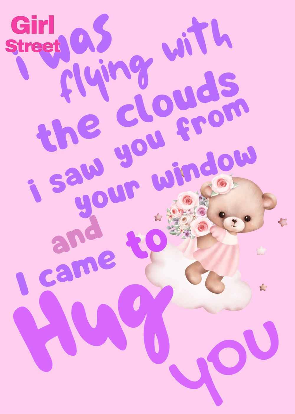 I Was Flying With The Clouds Saw You Digital Download