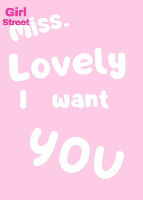 Miss.lovely I Want You Digital Download