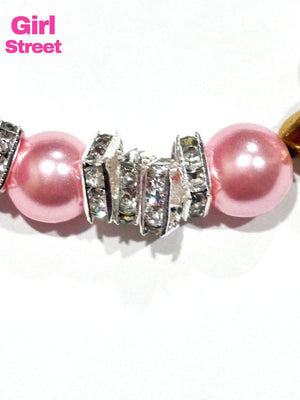 Pandora bracelet with Pink And Brown Pearls Bracelet from women’s accessories a beautiful gift bracelet