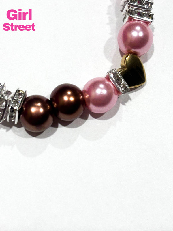 Pink Pandora bracelet