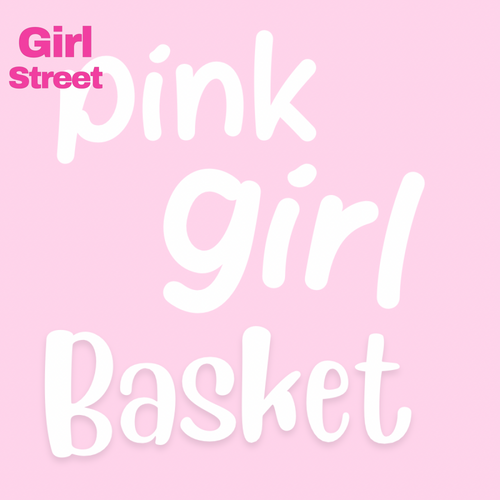 Pink Girl Basket Digital Download