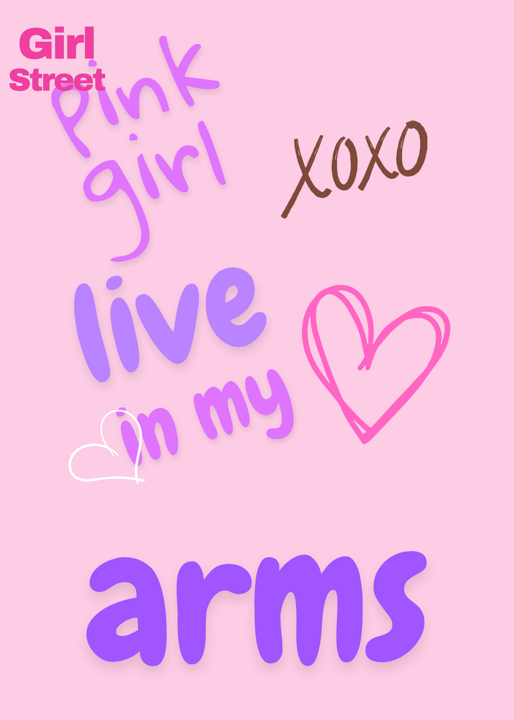 Pink Girl Live In My Arms Digital Download