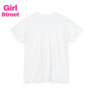 Pink Girl Street Unisex Heavy Cotton Tee T-Shirt