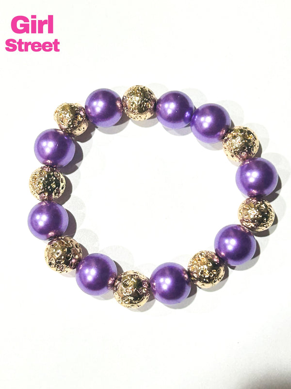 Purple Beach Bracelet