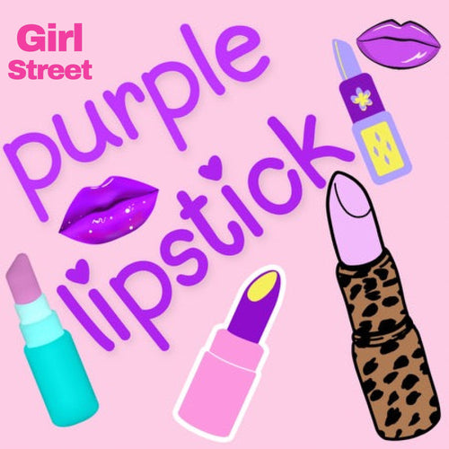 Purple Lipstick Digital Download