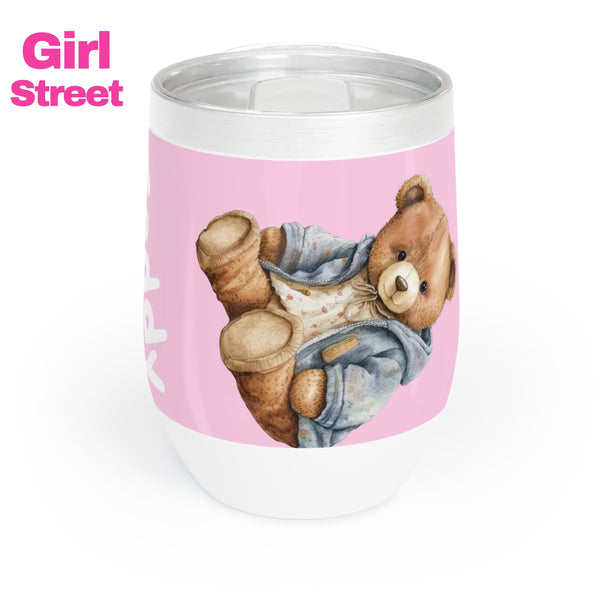 Teddy Bear Chill Wine Tumbler Mug