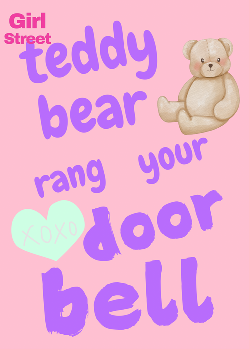 Teddy Bear Rang Your Doorbell Digital Download