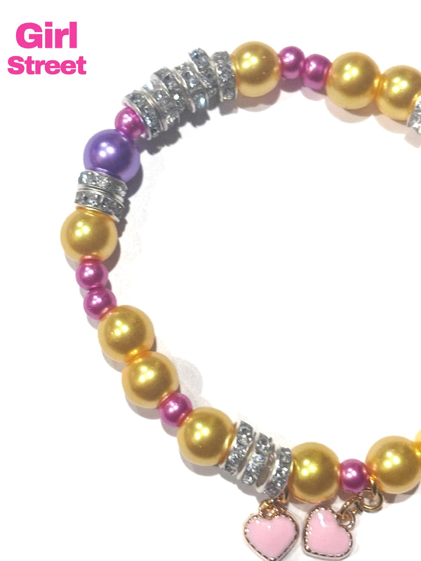 Yellow Pearl Bracelet