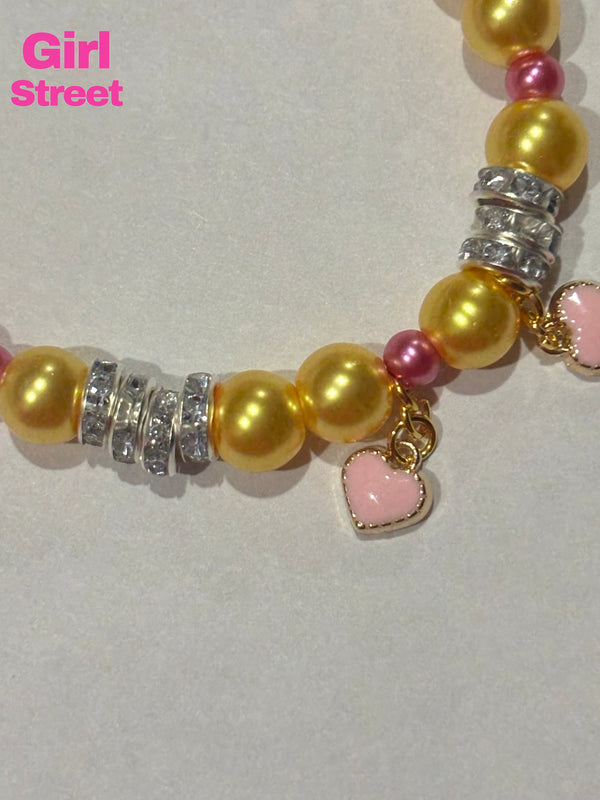 Yellow Pearl Bracelet