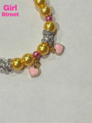 Yellow Pearl Bracelet